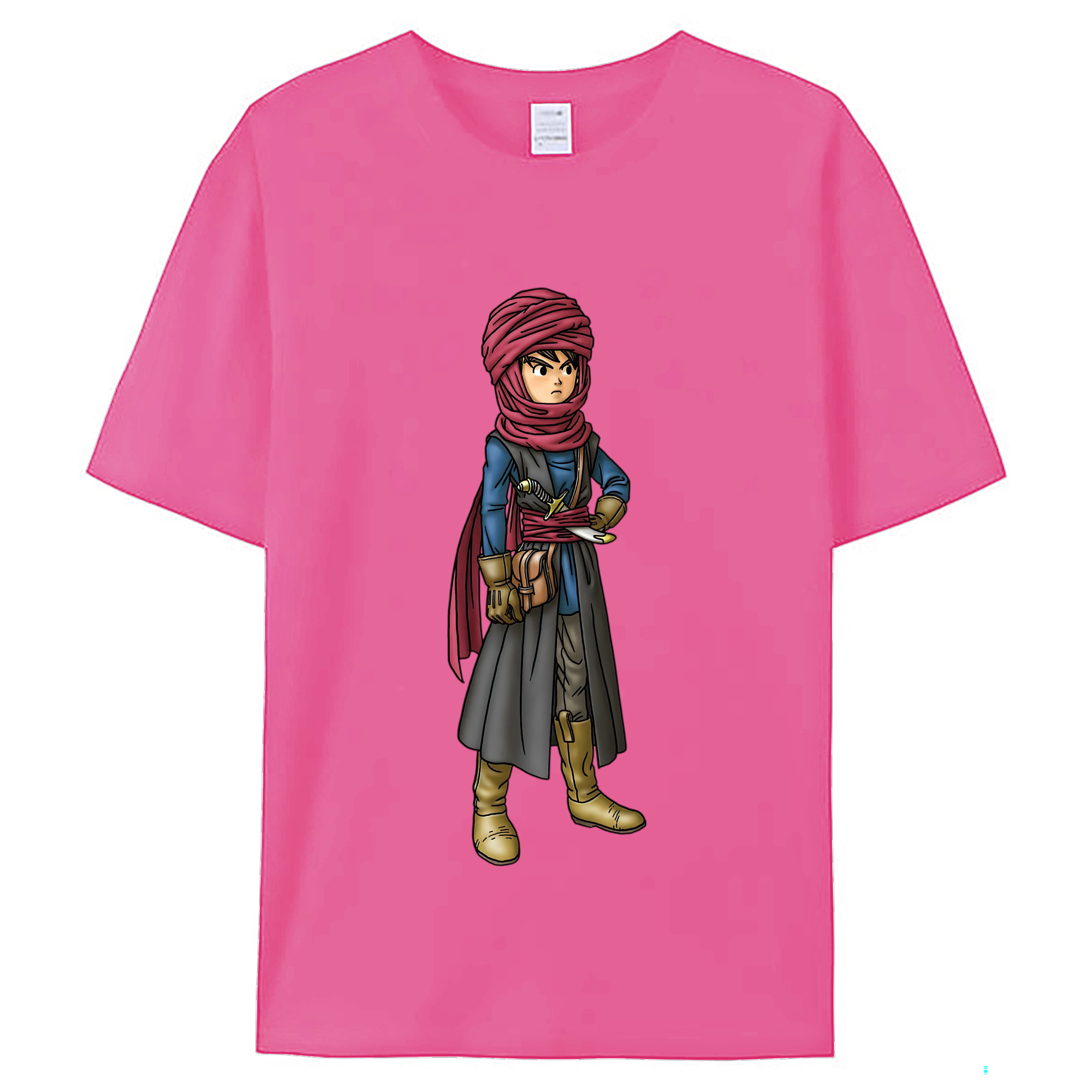 （画像用） ドラゴンクエスト Doragon Kuesuto Dragon Quest レディースカジュアルプリントTシャツ（綿100％）